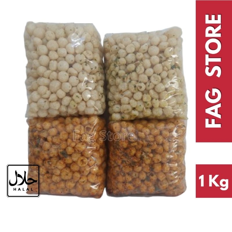 

Premium Cimol kering pedas daun jeruk Original 1kg