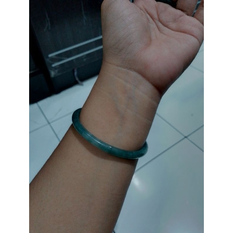 bangle jade guatemala / bangle giok guatemala 55,8 mm