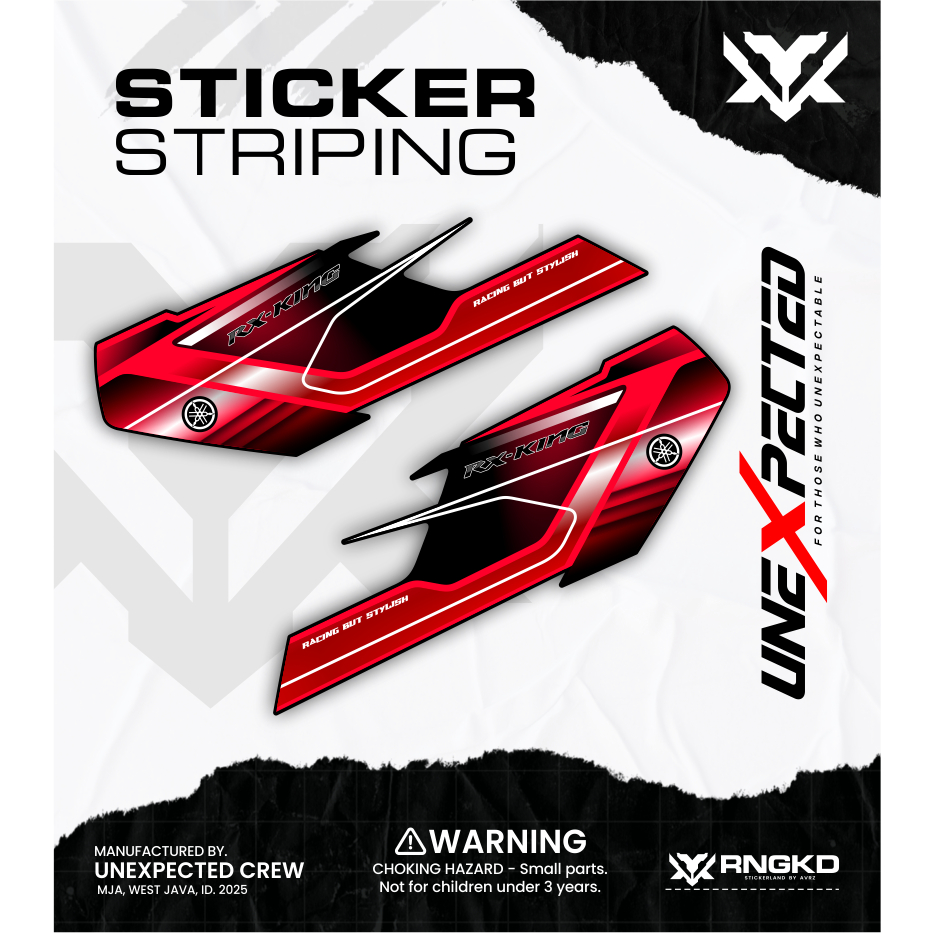 Striping RX-King High Glossy Laminasi 100 micron
