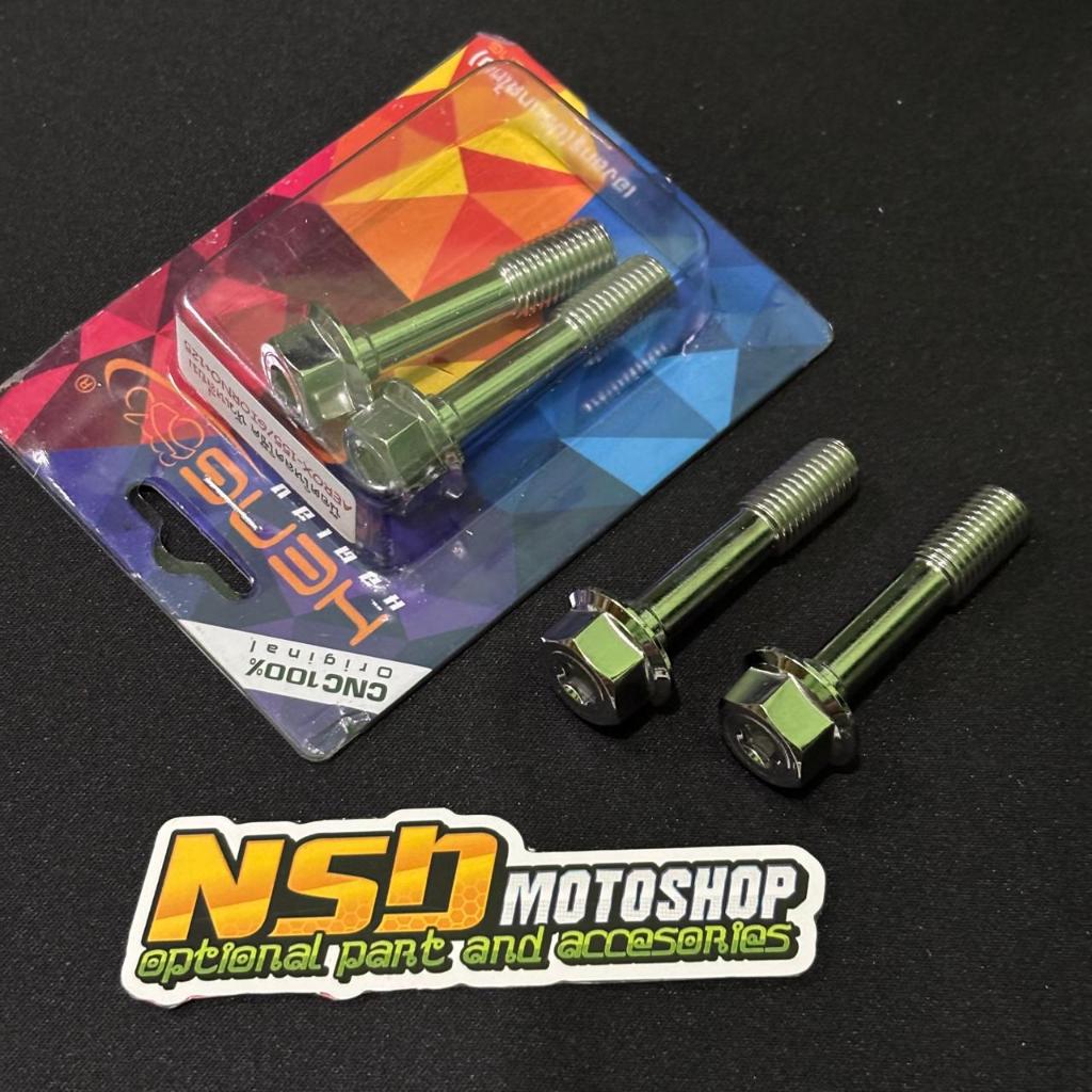 Baut Stainless Baut Shock Depan Downsize Ceper Matik Bebek Beat Mio Vario Aerox Nmax Scoopy Heng Ori