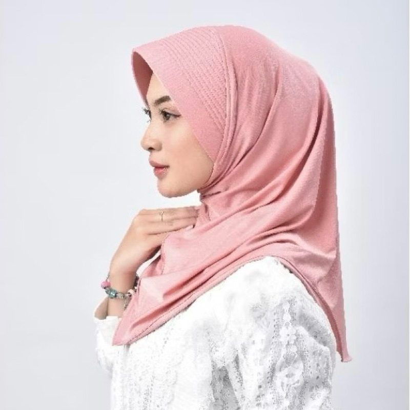 jilbab sport pet tebal / bergo sport pet tebal / jilbab instan / hijab bergo pet tebal