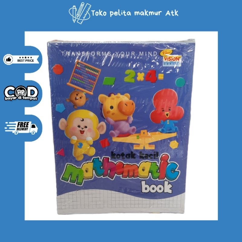 

VISION BUKU TULIS KOTAK KECIL 38 LEMBAR (1PAK=10BUKU)