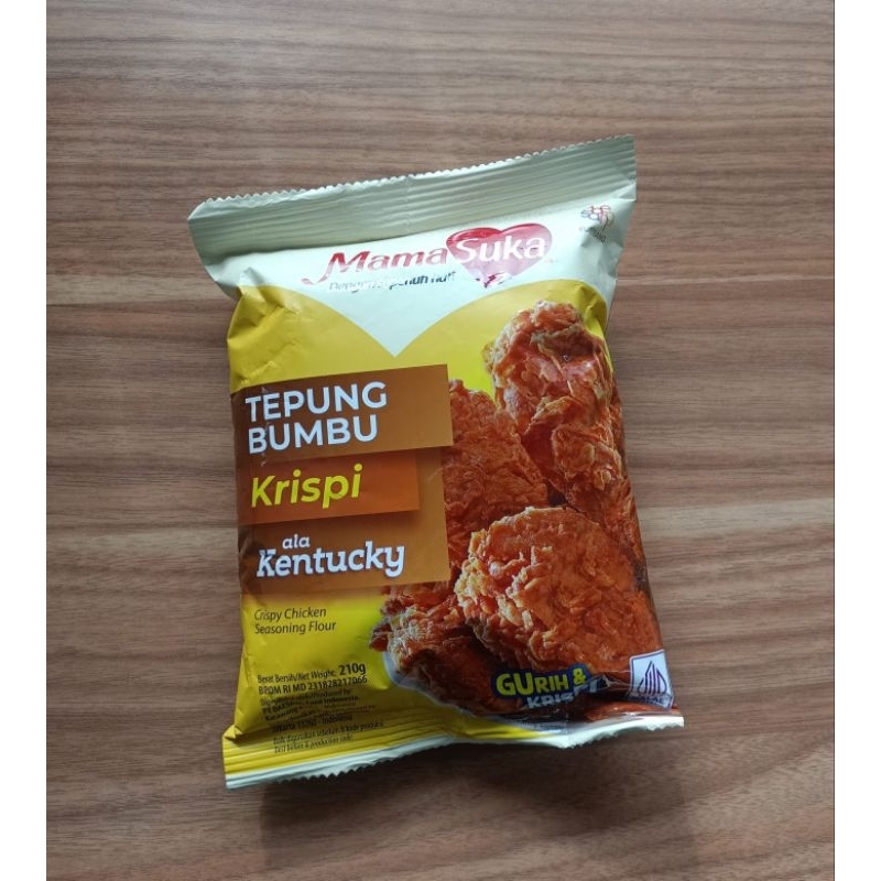 

MAMASUKA TEPUNG BUMBU KRISPI ALA KENTUCKY 210G