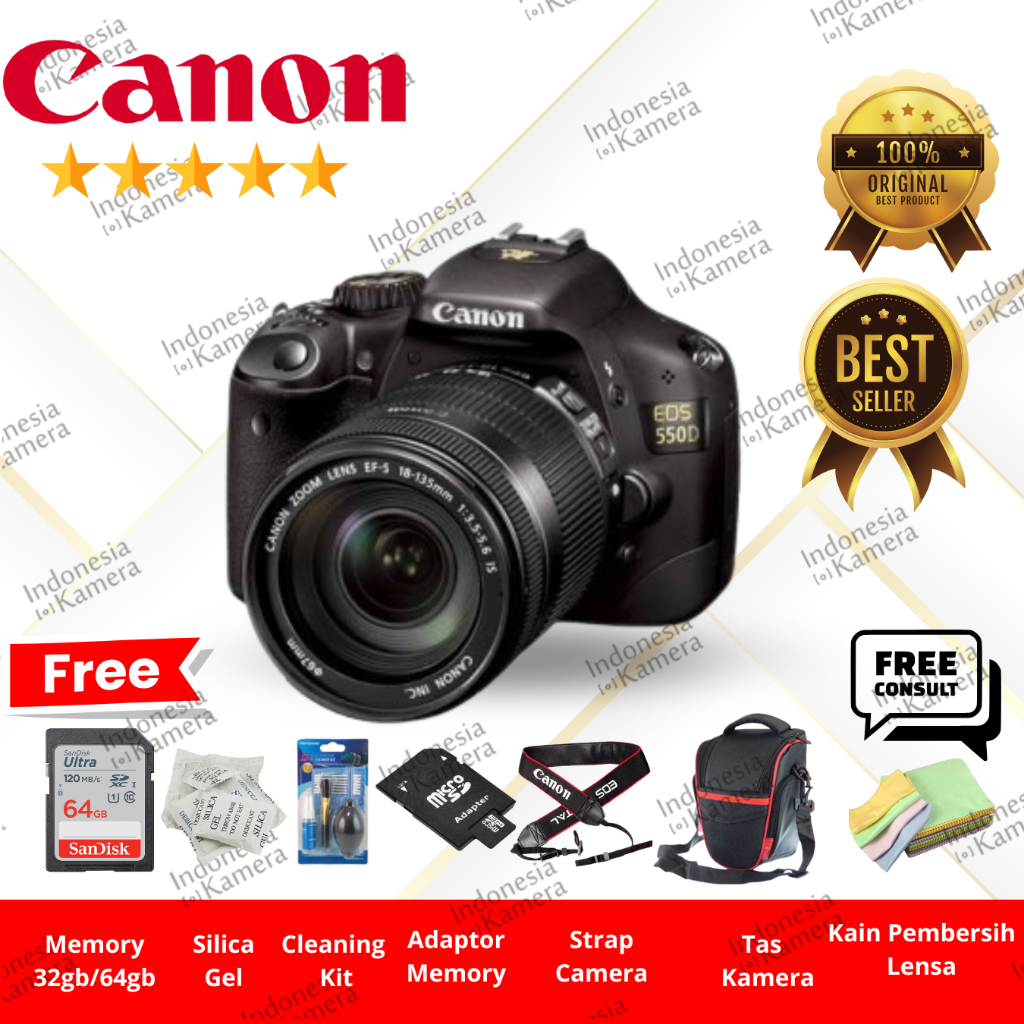 KAMERA DSLR CANON EOS 550D