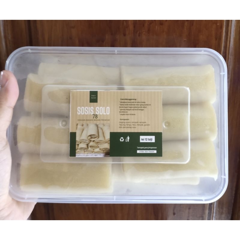 

(isi 12) sosis solo full isi ayam/sosis solo homemade