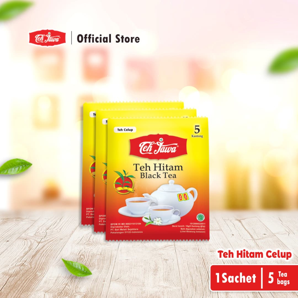 

Teh Jawa SBY - Black Tea Celup Renceng (10 Sachet*5 Pcs)