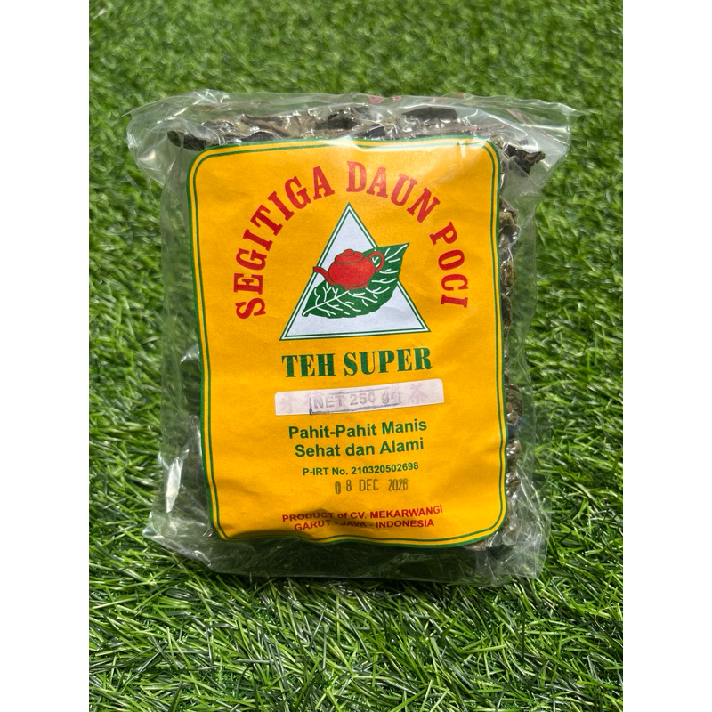 

TEH SEGITIGA DAUN POCI TEH SUPER pahit - pahit manis sehat dan alami