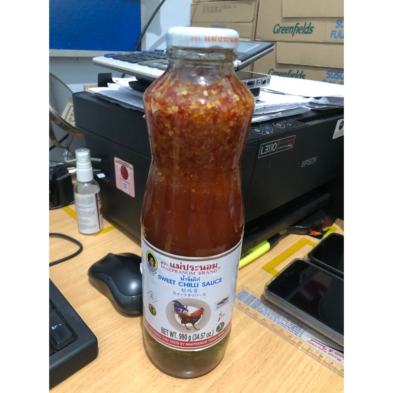 

Cabe Thailand Maepranom Sweet Chili Sauce 980gr ed 05/27