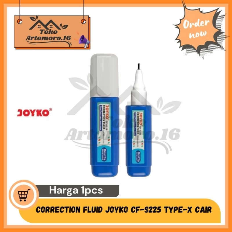 

Correction Fluid JOYKO CF-S225 Type-X Penghapus Cairan Ujung Metal