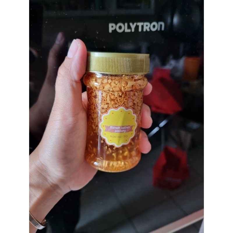 

minyak bawang putih cincang goreng tanpa pengawet