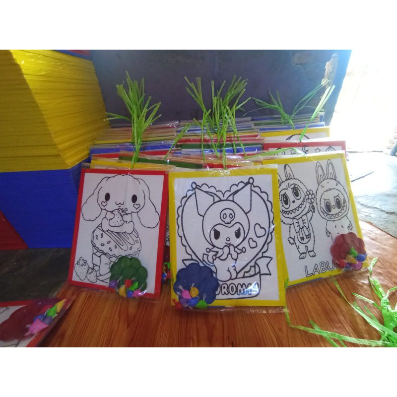 

paket styrofoam bergambar ( depan - belakang)
