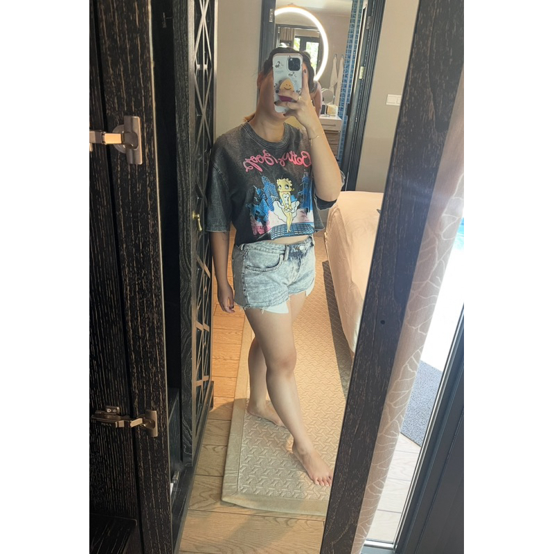 Preloved Betty Boop Crop Top