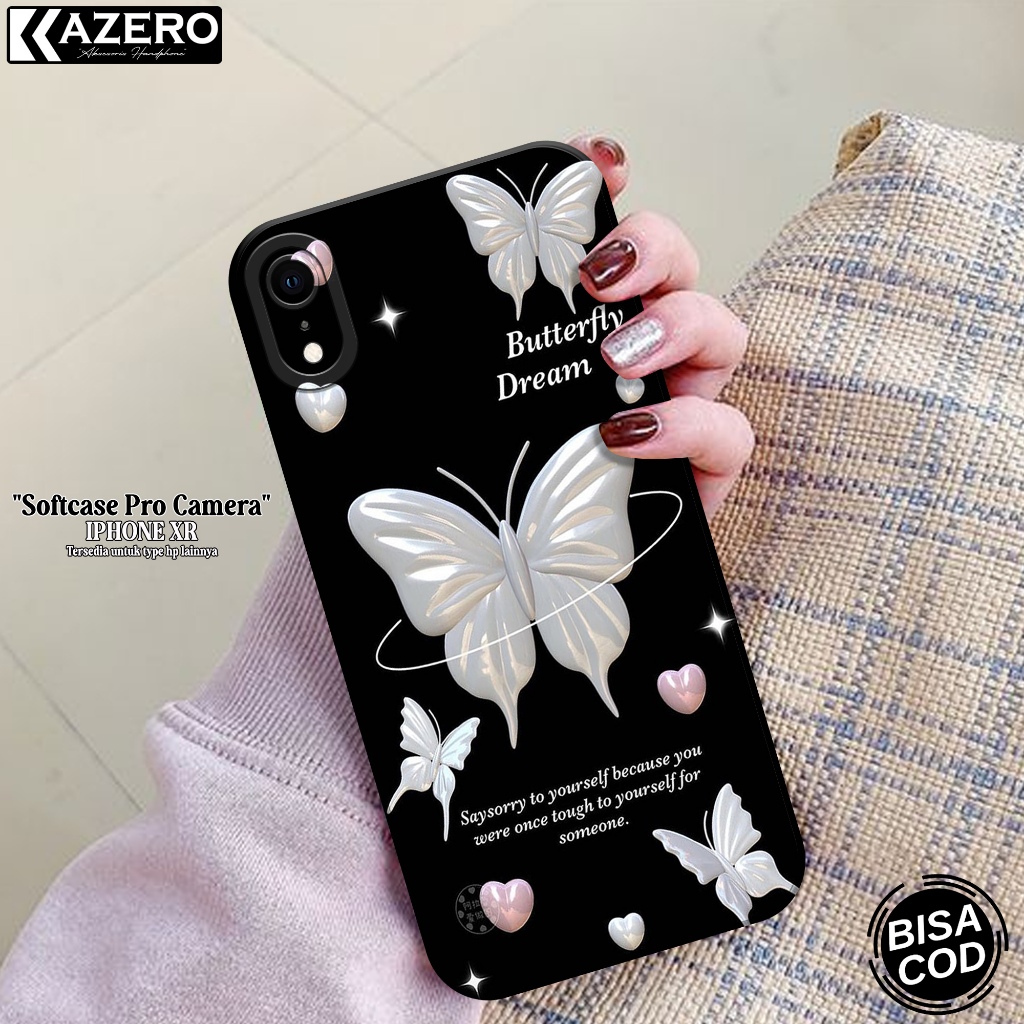 KAZERO - Case Hp IPHONE XR - Fashion Case Aesthetic Pro Camera - Softcase IPHONE XR - Kesing IPHONE 