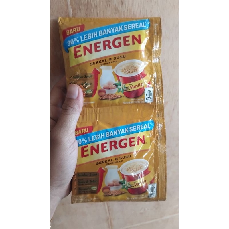 

Energen vanila Energen sereal dan susu 1 Renceng