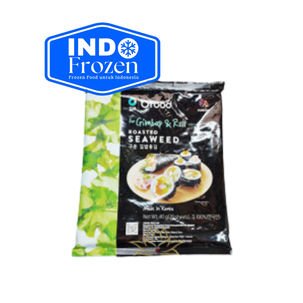

SUSHI NORI LAVER FOR GIMBAP 40GR/RUMPUT LAUT UNTUK GIMBAP DAN SUSHI