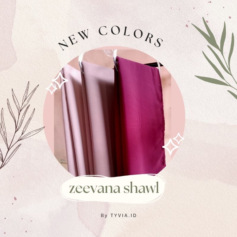 Hijab Pashmina Premium arabian chiffon