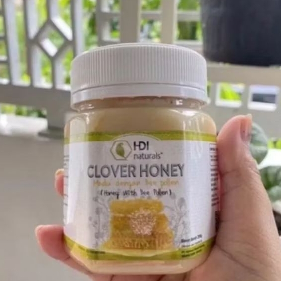 

Clover honey 250gr exp 2028 + sendok kayu