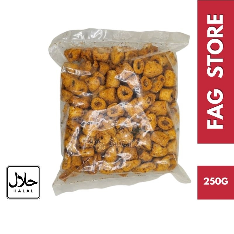 

Kerupuk Sotong goreng pedas daun jeruk 250gr