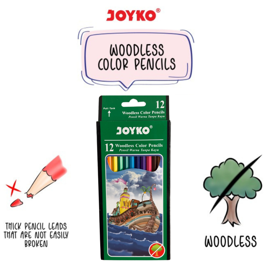 

Pensil Warna Joyko CP-103 12 Warna