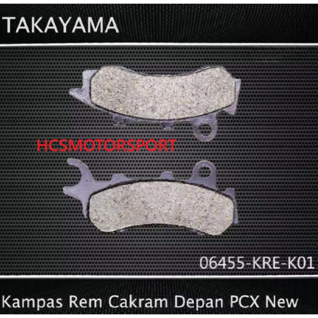 DISC PAD KAMPAS CAKRAM DEPAN PCX 150 NEW TAKAYAMA ORI
