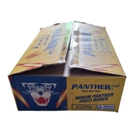 

Minuman Panther Rasa Mix Fruit Cup 1 Dus Isi 24pcs × 170ml