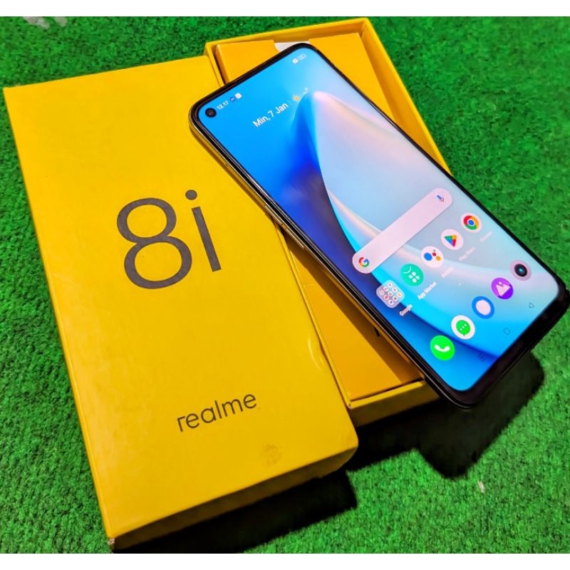 realme 8i 6/128 fullset ori