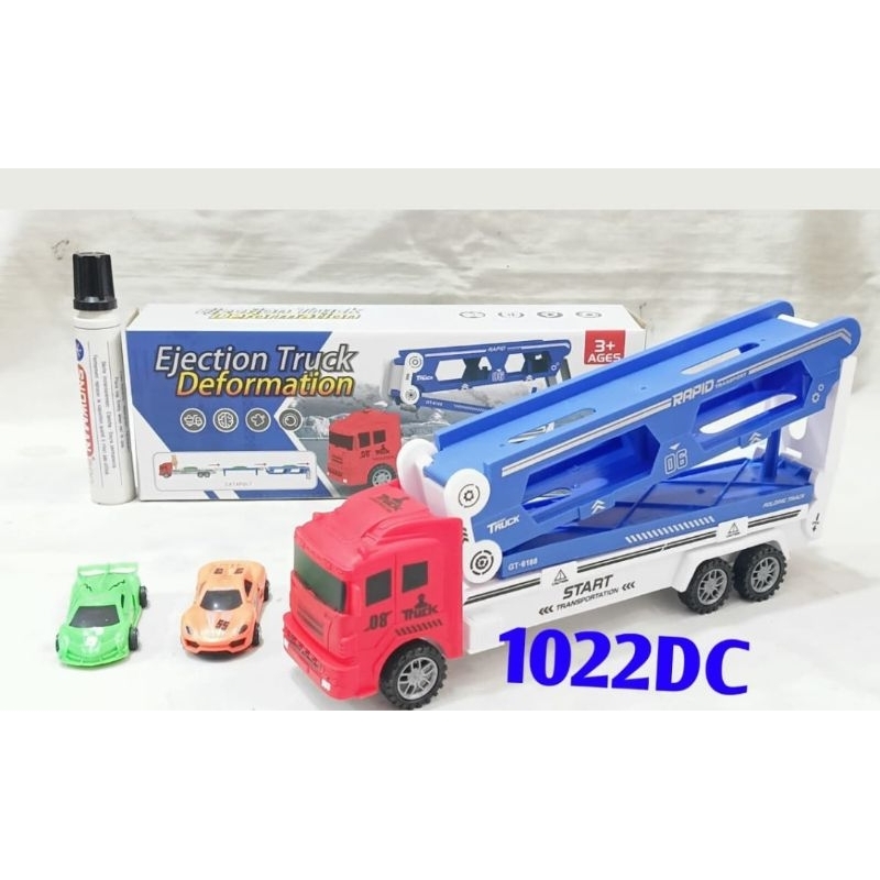 1022DC / Mainan Mobil Ejection Truck Deformation