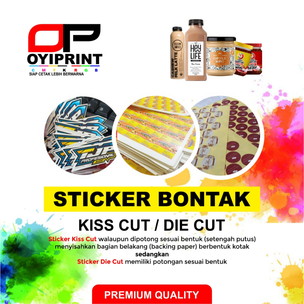 

Sticker Bontak / Chromo logo Makanan /Minuman
