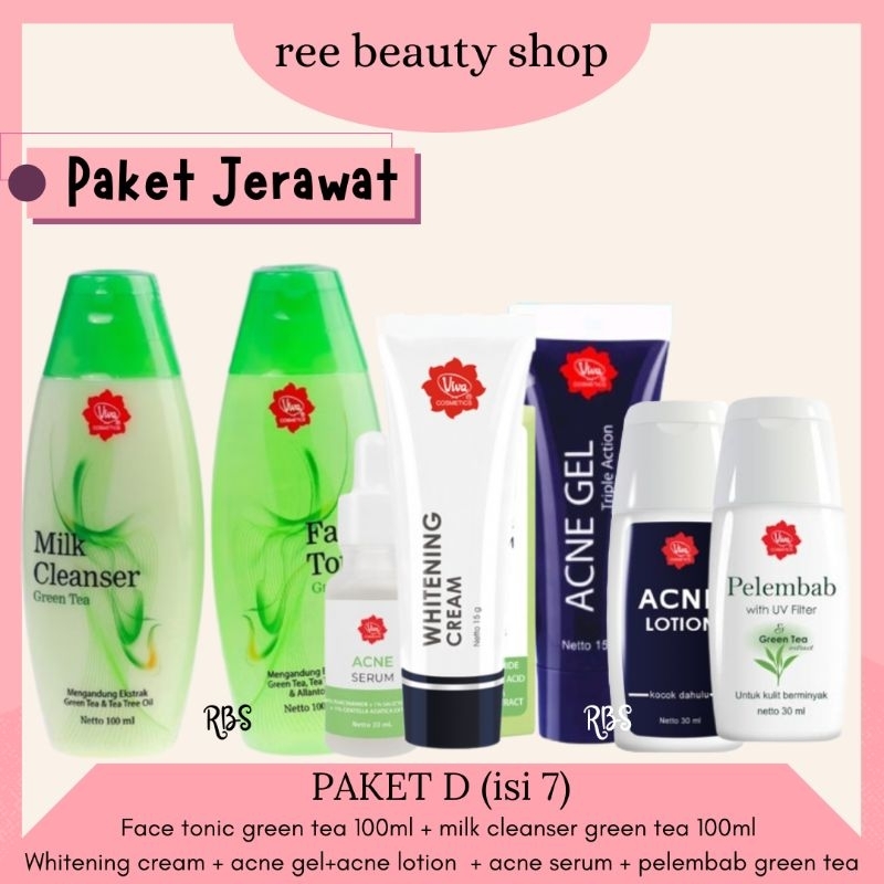 VIVA 1 Paket Perawatan Wajah Kulit Berminyak & Berjerawat | Skincare Viva