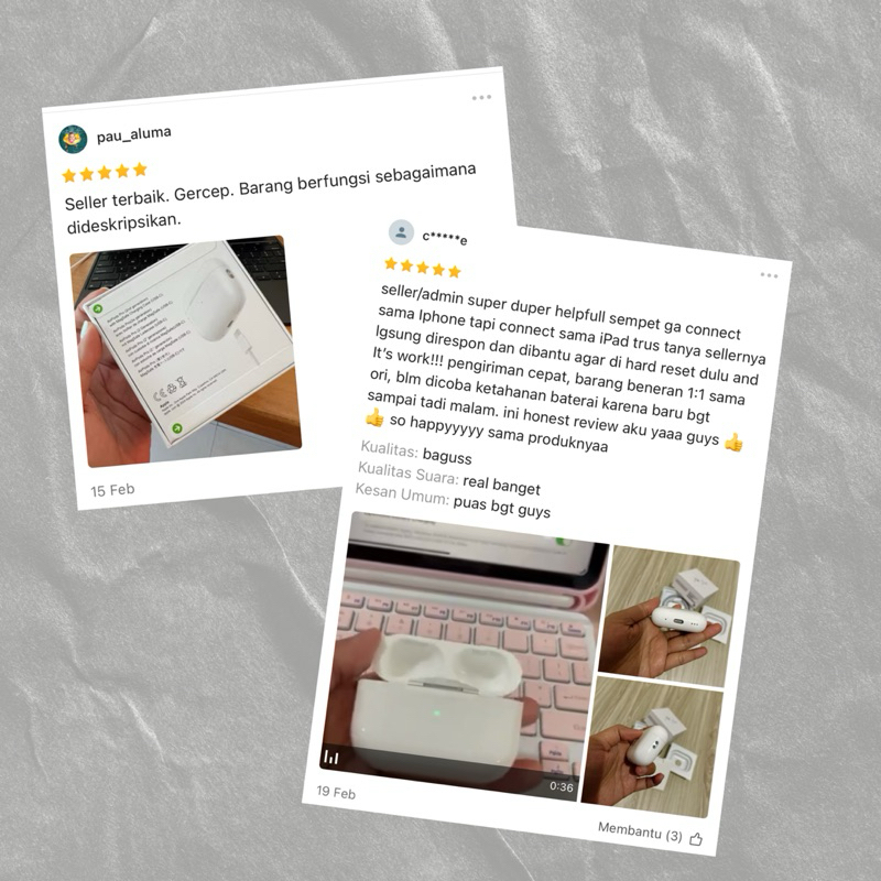 BIG SALE [ KUALITAS TERBAIK GRADE ORI ] TWS PRO2 ANC FITUR AKTIF 100% SERIAL TEMBUS WEBSITE H2 CHIP