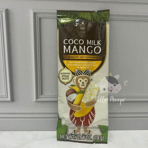 

[SACHET] SIAM ROYAL Coco Milk Mango Dried Fruit / Snack Thailand (18 gram)