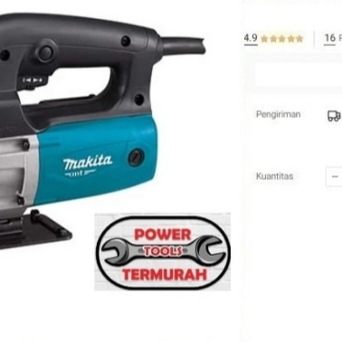 

Jigsaw MAKITA M4302B Gergaji Ukir Kayu Jig Saw M 4302 B Tripleks