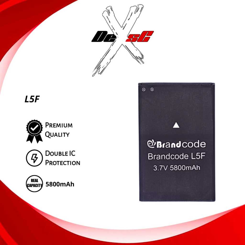 Baterai L5F Brandcode Batre Batrai Battery Handphone Brandcode L5F 8.5 L 5.5