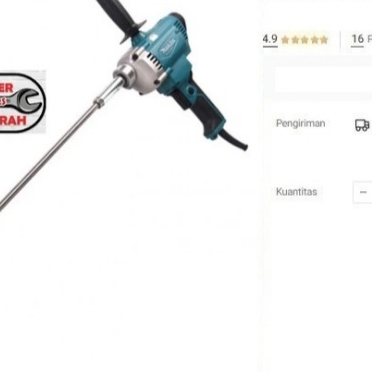 

Paint Mixer MAKITA M6600XB Pengaduk Cat Pencampur M 6600 XB
