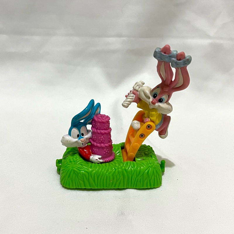 Vintage 1994 Tiny Toons Bugs Bunny Looney Tunes Birthday Train Carnival Kereta Happy Meal Toy Origin