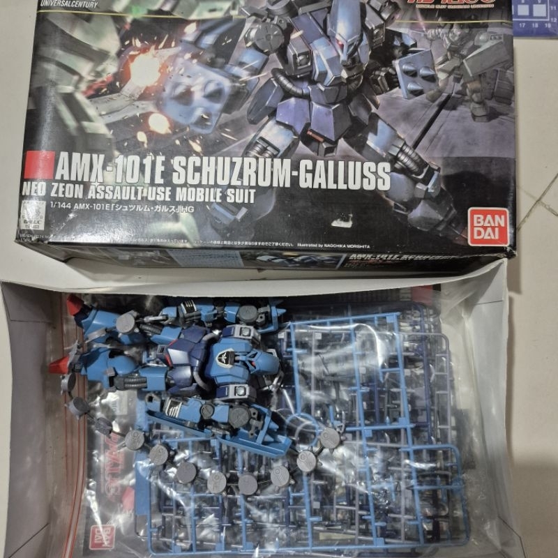hg 144 gundam amx 101e schuzrum galluss second