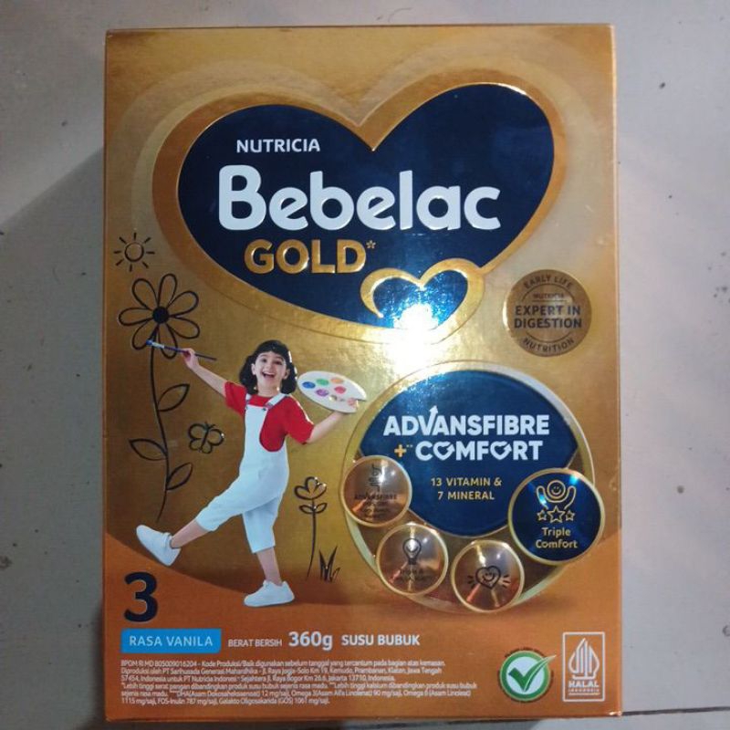 Bebelac Gold 3 Vanila Madu 360g 700g
