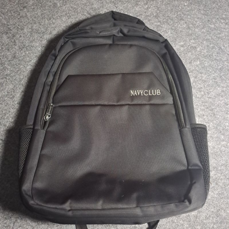 Tas ransel laptop pria wanita navy club 15 inch original second 97%