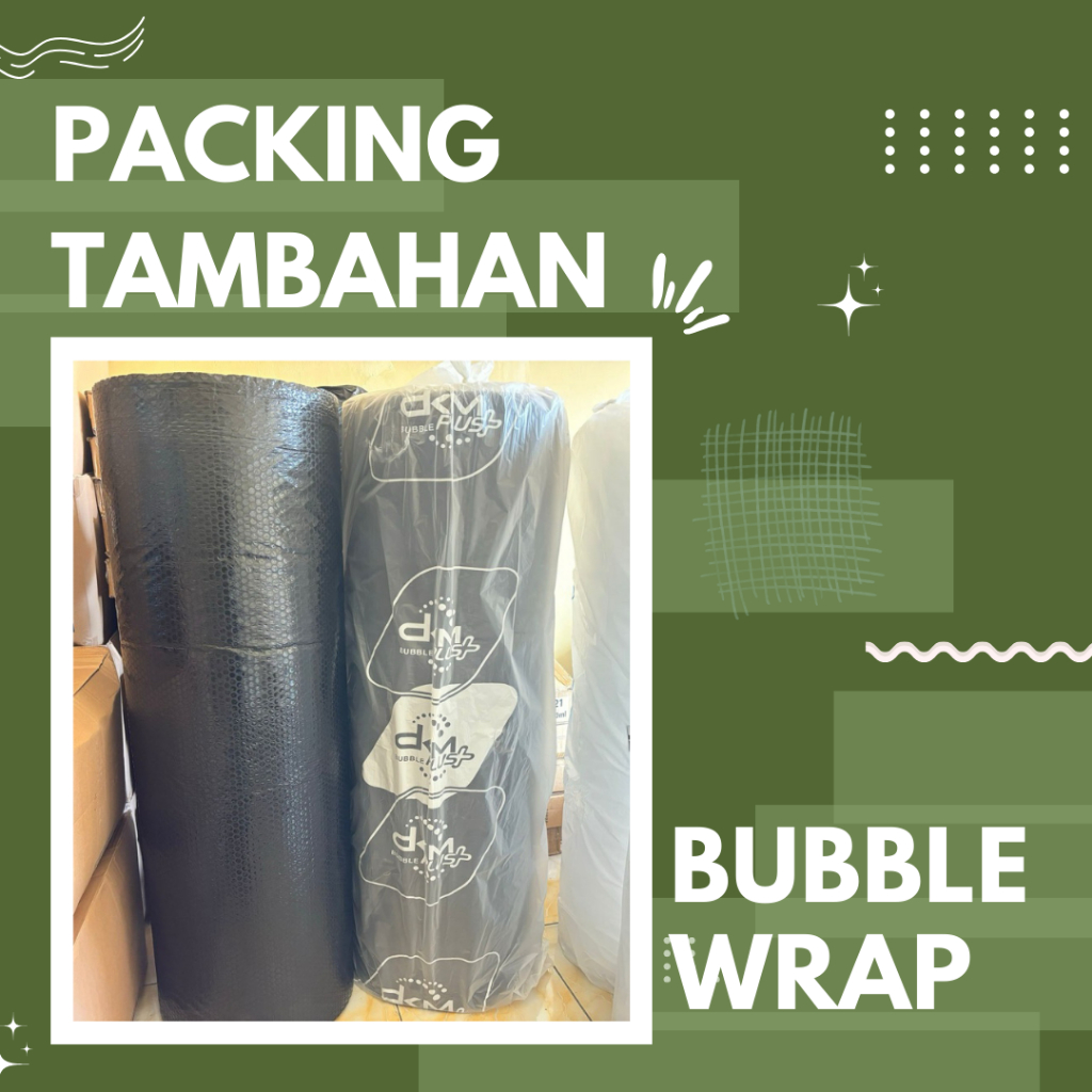 

BUBBLE WRAP Untuk Packing Tambahan Agar Lebih Aman Sampai Tujuan
