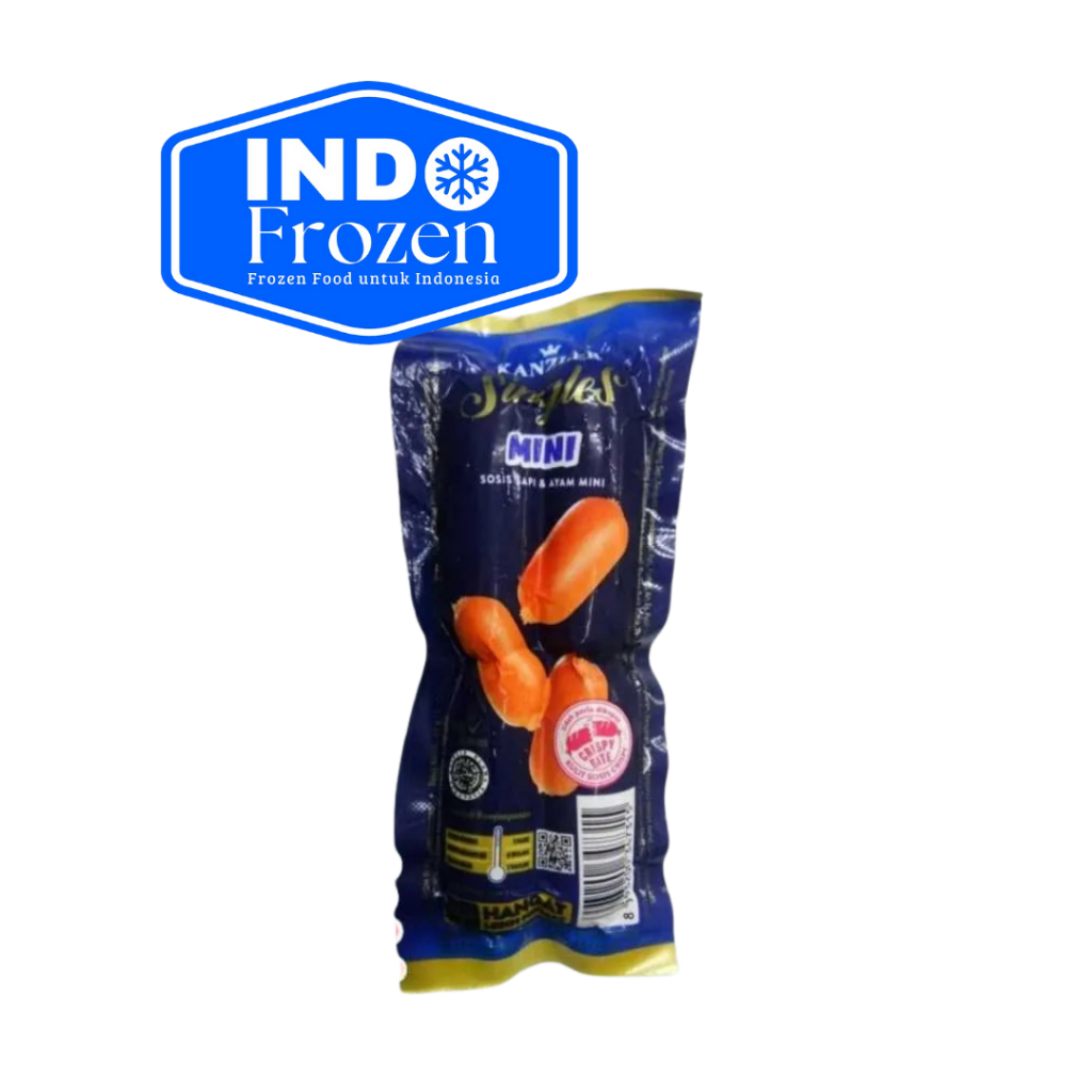 

KANZLER SINGLES MINI 65GR ISI 4 SOSIS SAPI DAN AYAM MINI