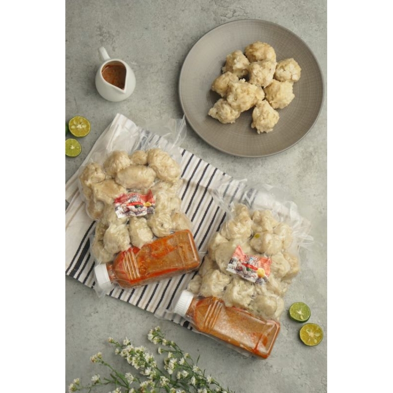 

siomay ayam frozen 50 pcs free bumbu kacang 3 botol
