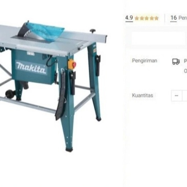 Table Saw MAKITA 2712 12" Potong Kayu Meja Duduk 315mm Triplek Gergaji