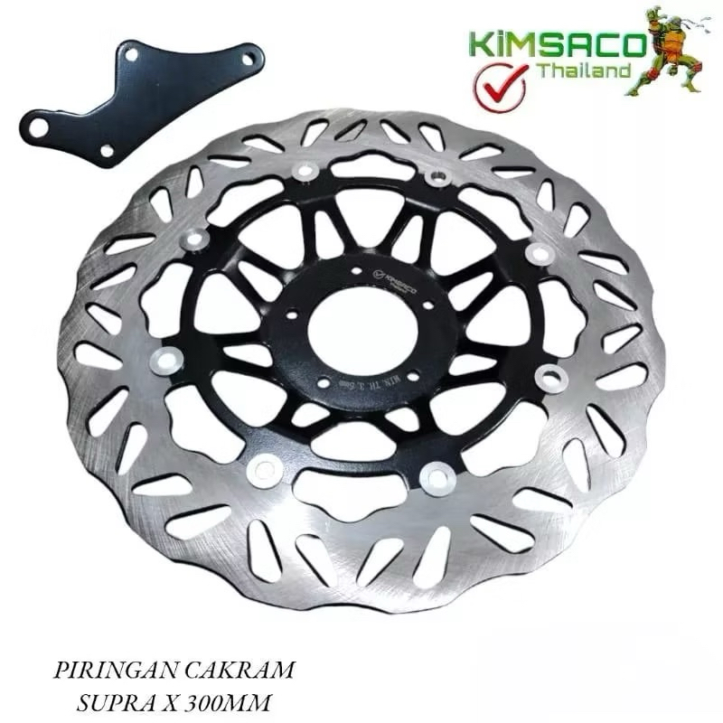 Piringan Cakram Depan Disc Cakram 300MM Kharisma Supra X125 -CS1- Supra Fit New-Revo Old Model Copy 