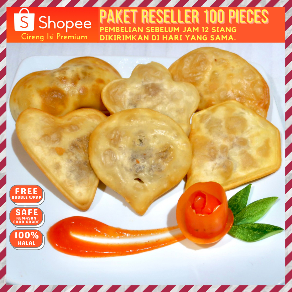 

Cireng Isi Premium ( Isi Banyak Paket Reseller Min. Pembelian 100 Pieces )