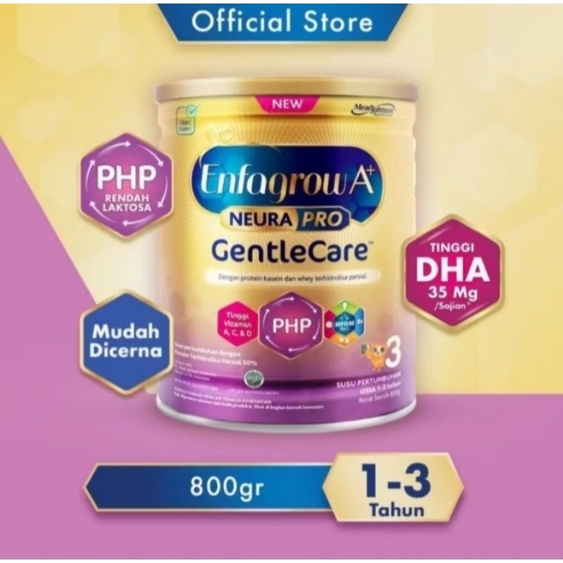 

Enfagrow 3 A+ GentleCare 800 800 gr 800 gram