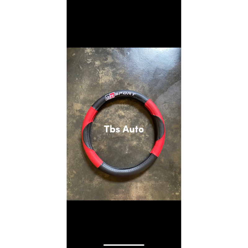 Tbs Sarung Penutup Cover Stir Racing Mobil Universal Ukuran M Tulisan Bordir GR SPORT Warna Setir 38