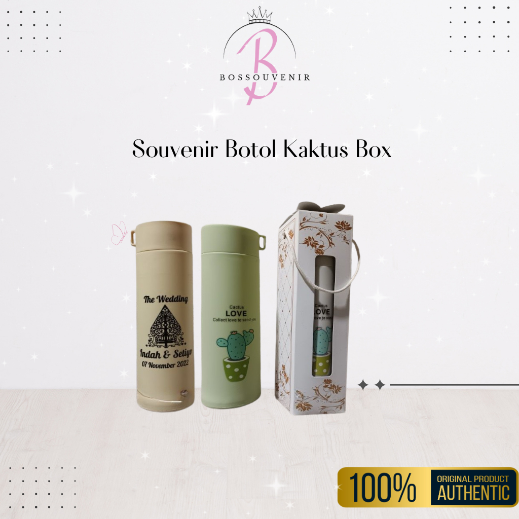 Souvenir Botol Kaktus Box