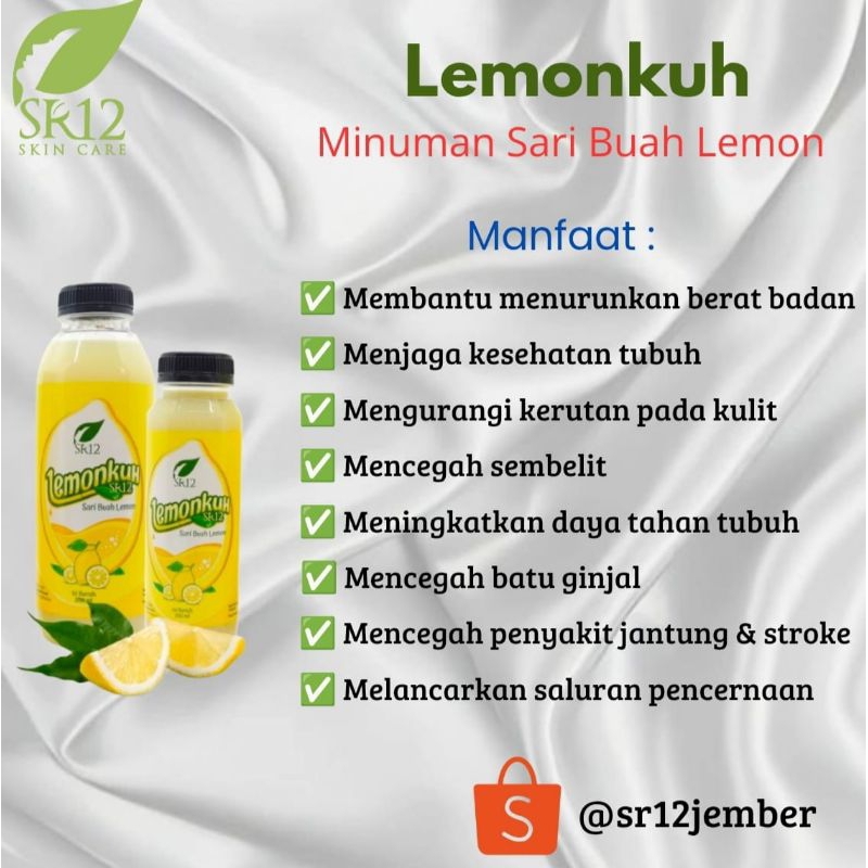 

Lemonkuh SR12 Sari Lemon Asli 500 ml & 250 ml