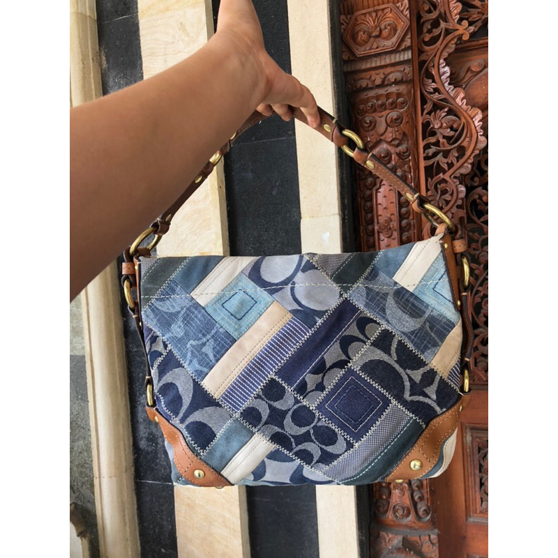 coach carly patchwork vintage