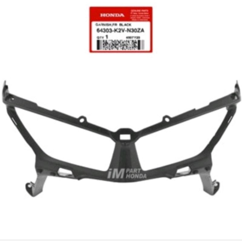 Garnish Lampu Vario 125 K2V Carbon Serat Asli